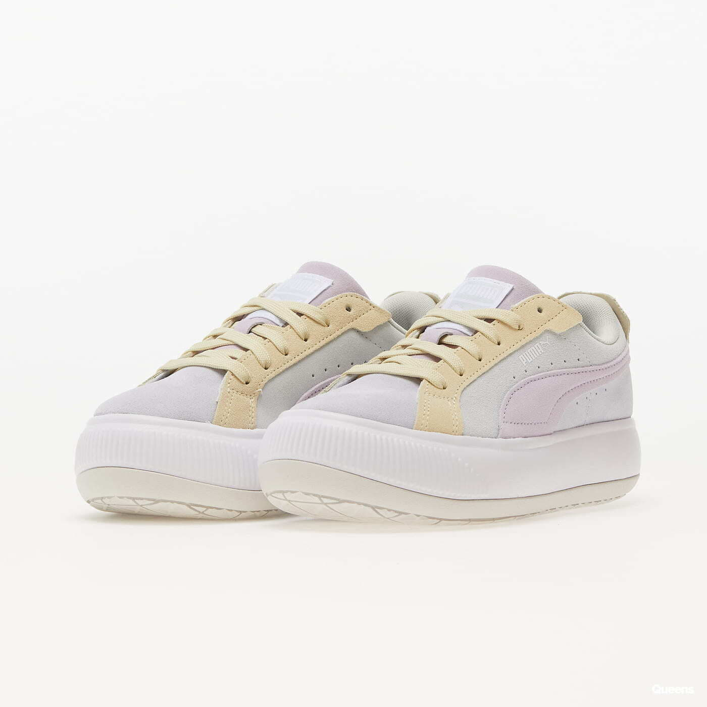 Sneakers und Schuhe für Frauen Puma Suede Mayu Raw Wns Ice Flow/ White