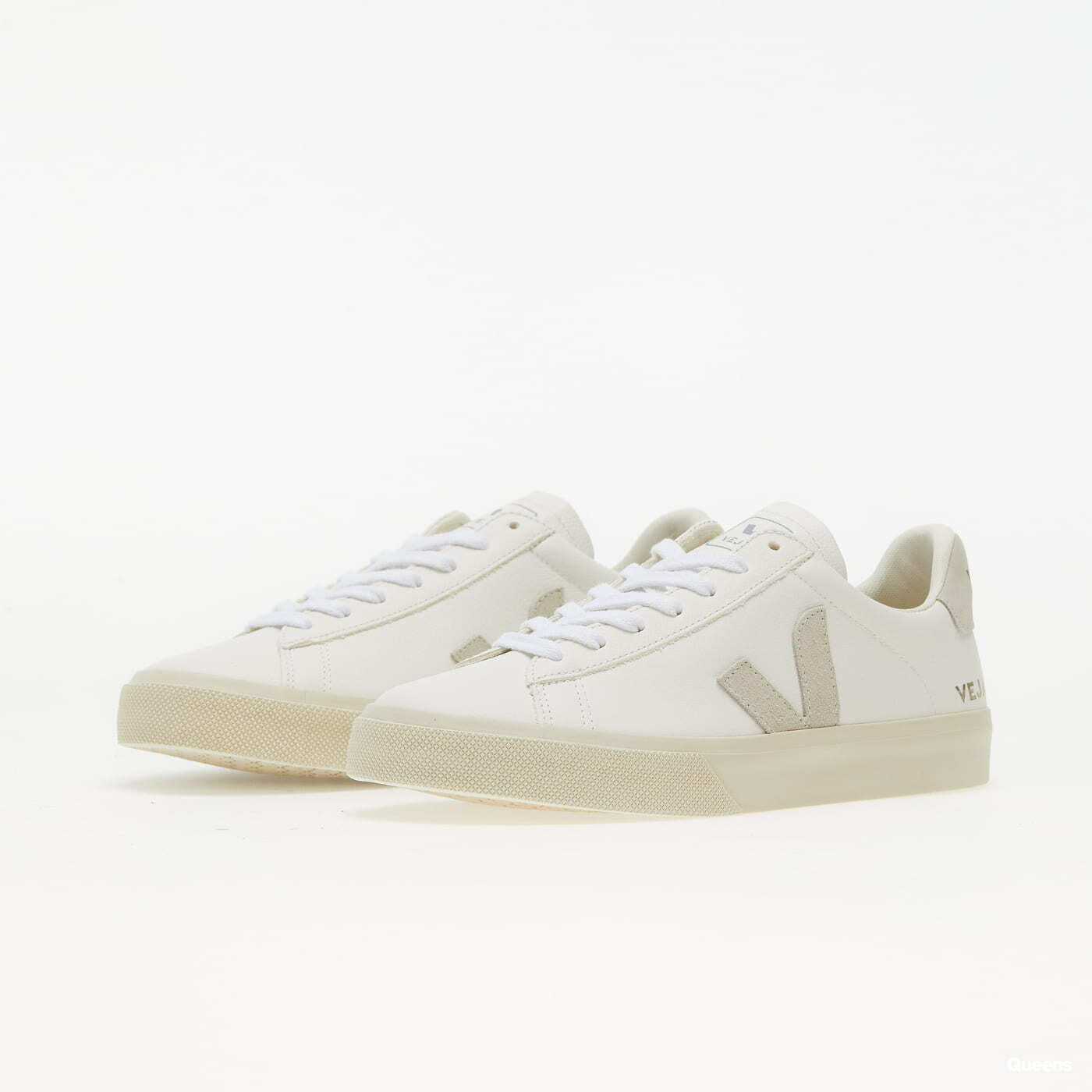 Naiste tossud ja kingad Veja Campo Chromefree Leather Extra White/ Natural Suede