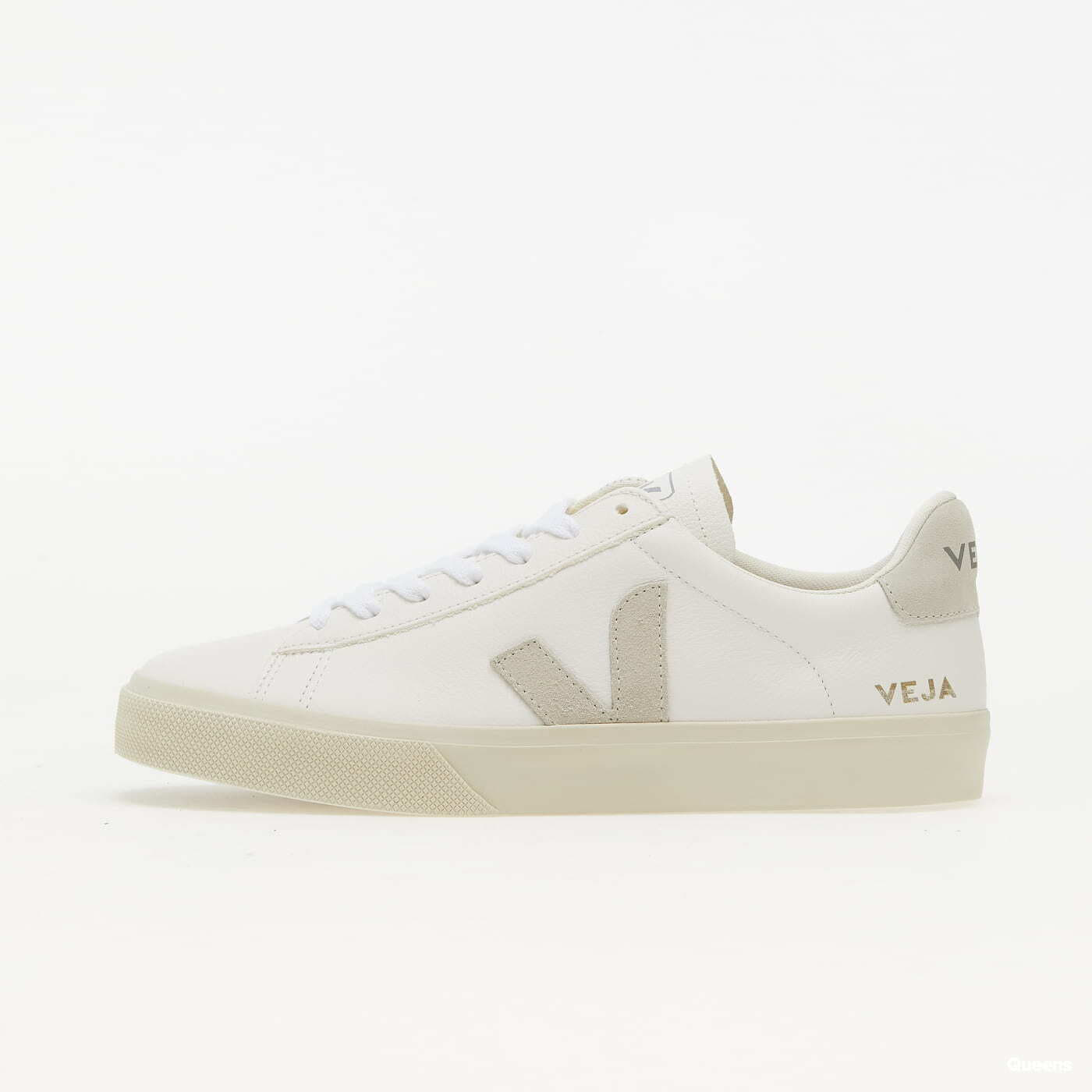 Naiste tossud ja kingad Veja Campo Chromefree Leather Extra White/ Natural Suede