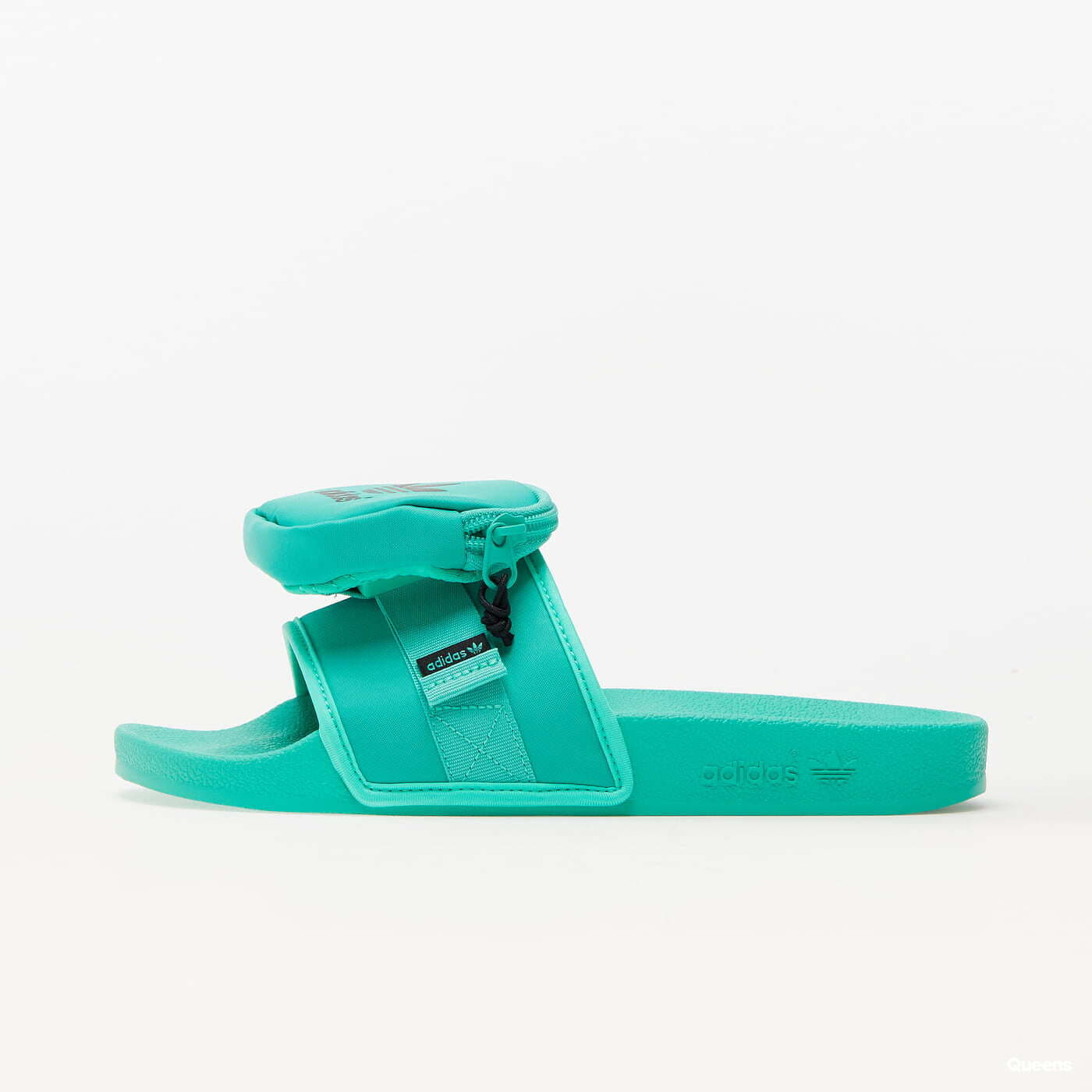 Summer shoes sneakers and flip flops adidas Originals Pouchylette W Hi Res Green Core Black Queens