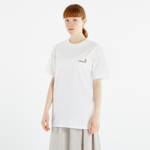 Tričko Carhartt WIP American Script Short Sleeve T-Shirt UNISEX White