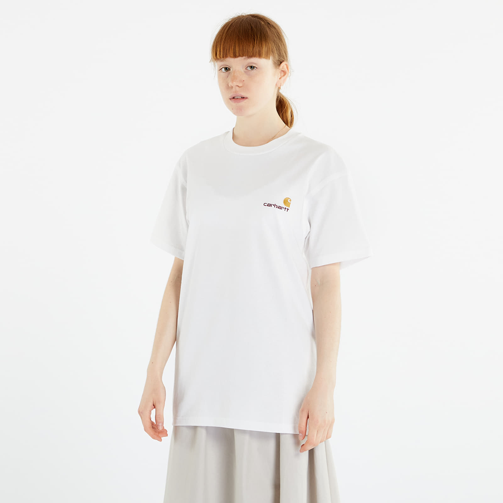 T-shirts Carhartt WIP American Script Short Sleeve T-Shirt UNISEX White