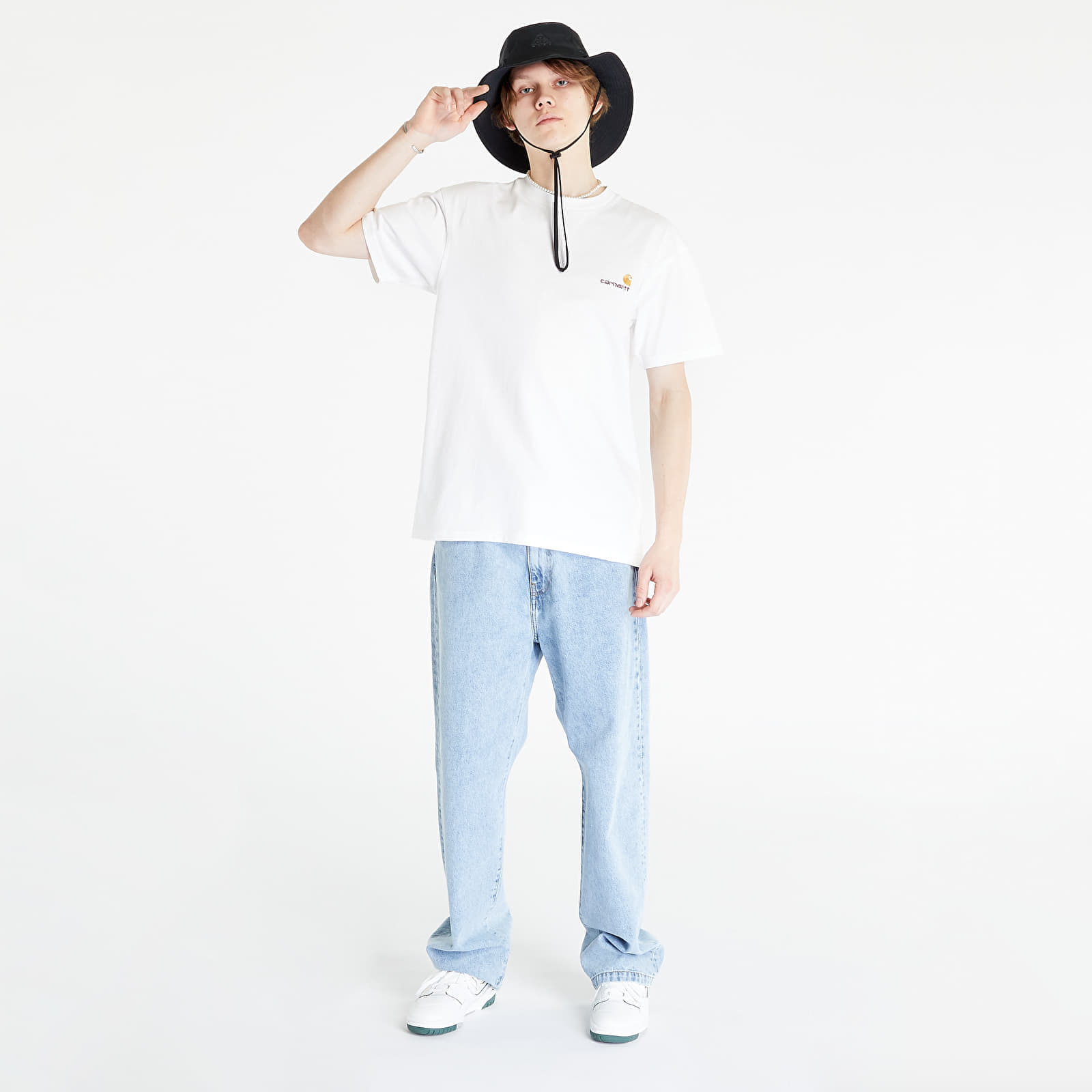 T-shirts Carhartt WIP American Script Short Sleeve T-Shirt UNISEX White