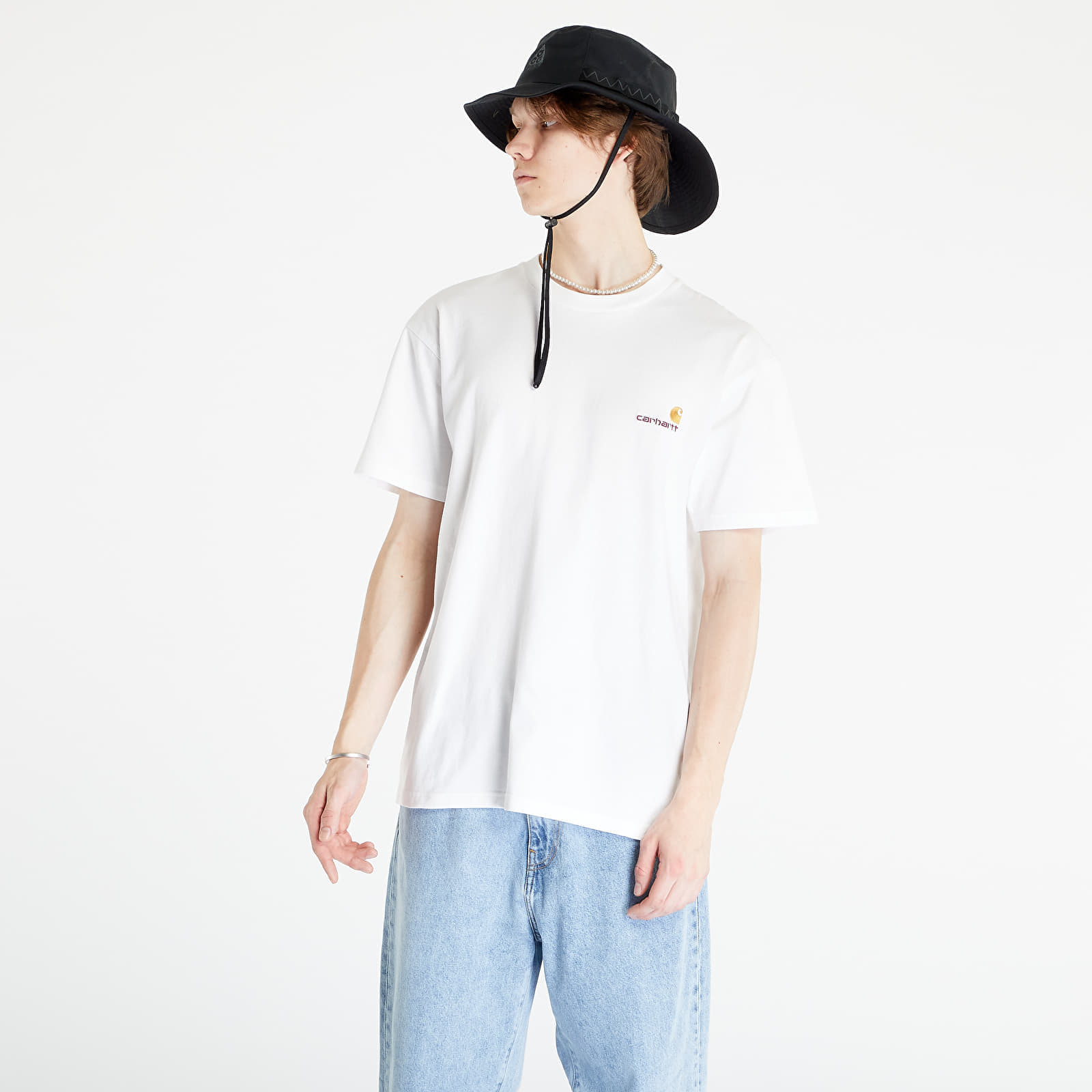 T-shirt American Script Short Sleeve T-Shirt UNISEX L - Carhartt WIP - Modalova