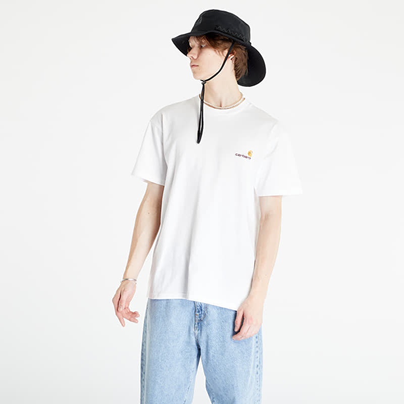 T-Shirt Carhartt WIP American Script Short Sleeve T-Shirt UNISEX White