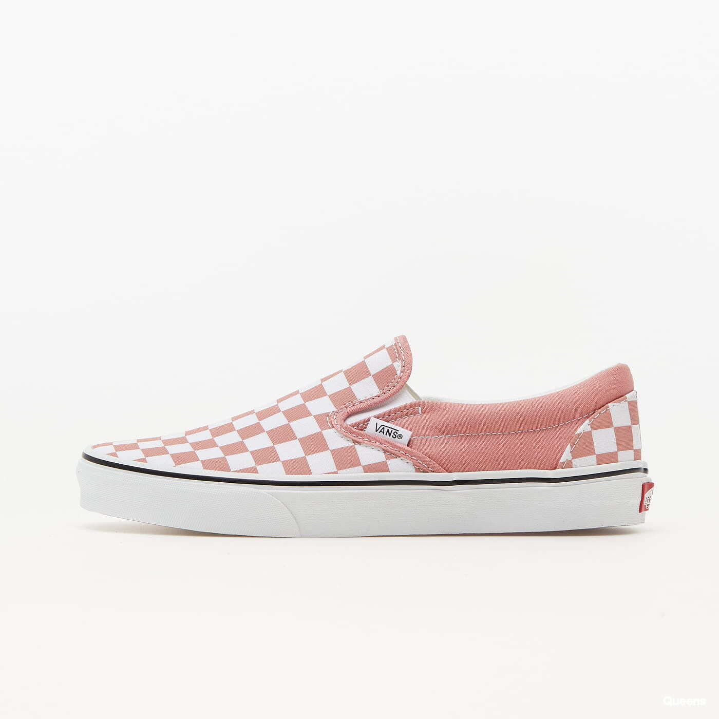 Pink and white vans mens top