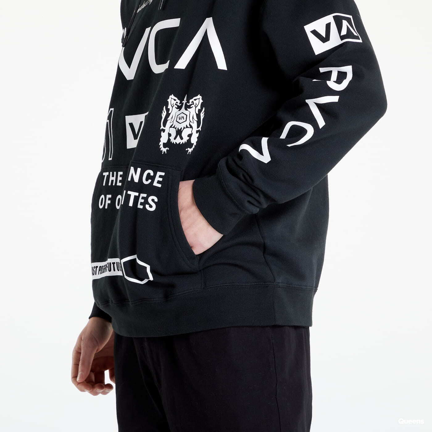 Rvca hoodie black store