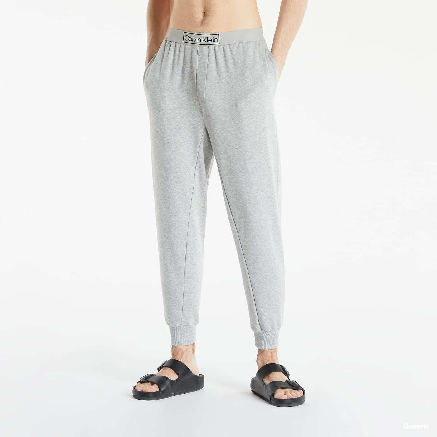 Grey sweatpants best sale calvin klein