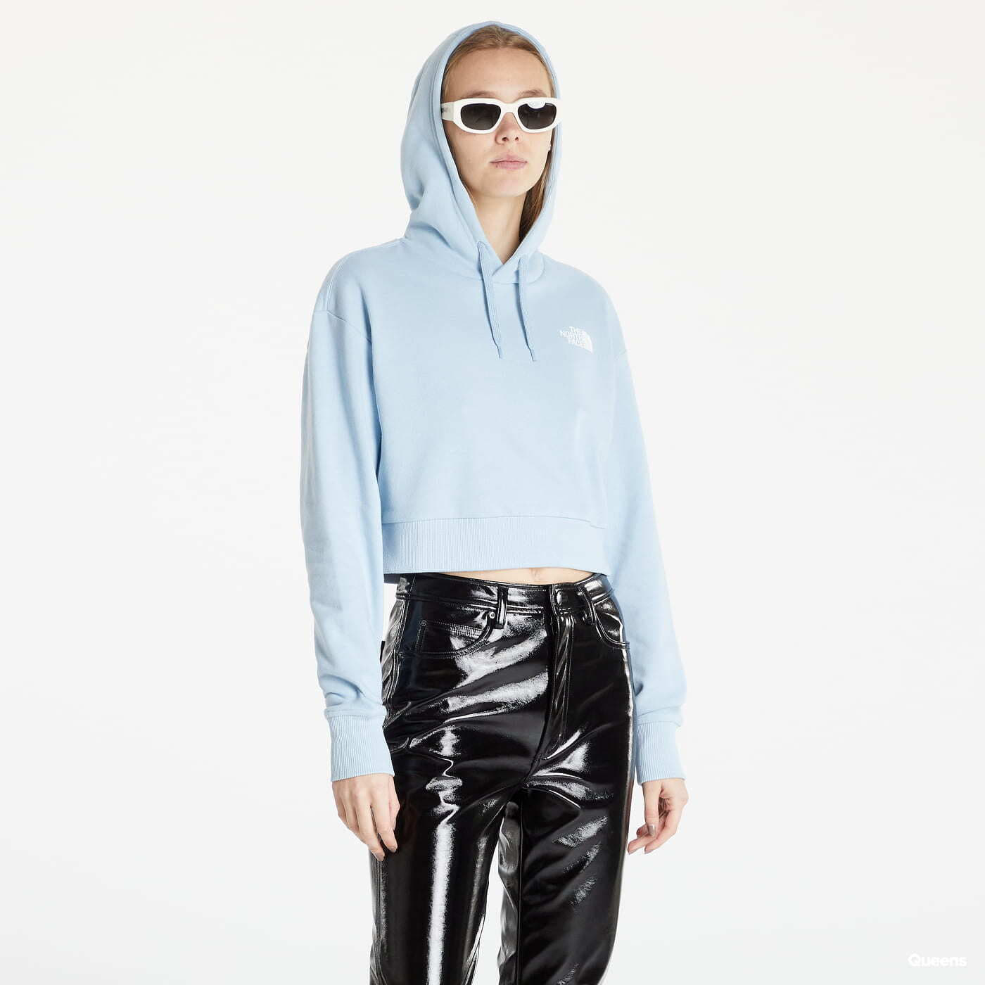 Mikiny The North Face Trend Crop Hoodie Blue