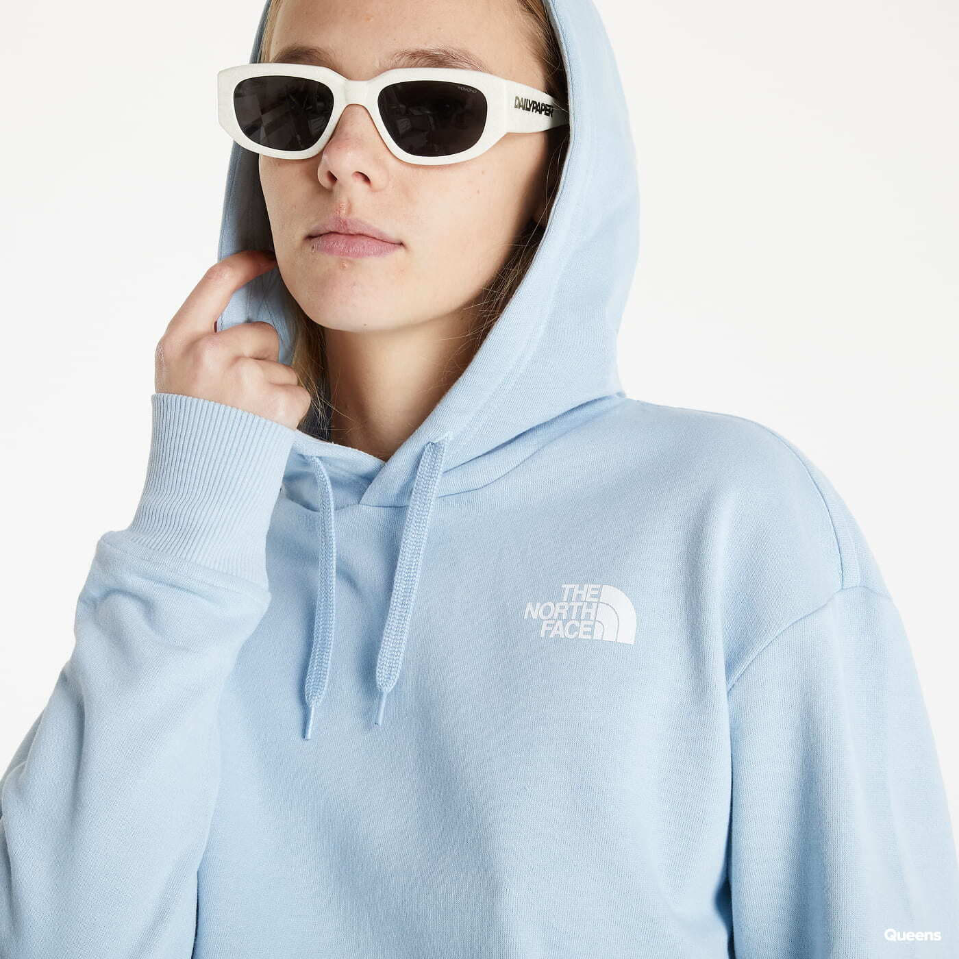 Mikiny The North Face Trend Crop Hoodie Blue