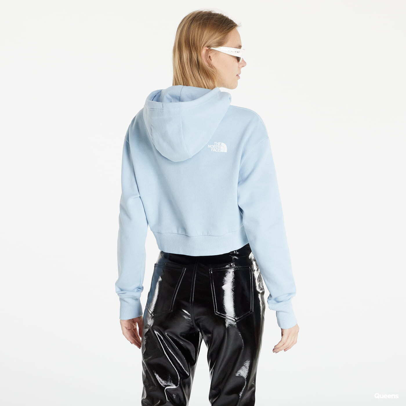 Mikiny The North Face Trend Crop Hoodie Blue