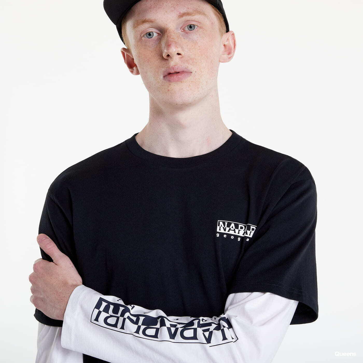 T-Shirts NAPAPIJRI Logo Tee Black