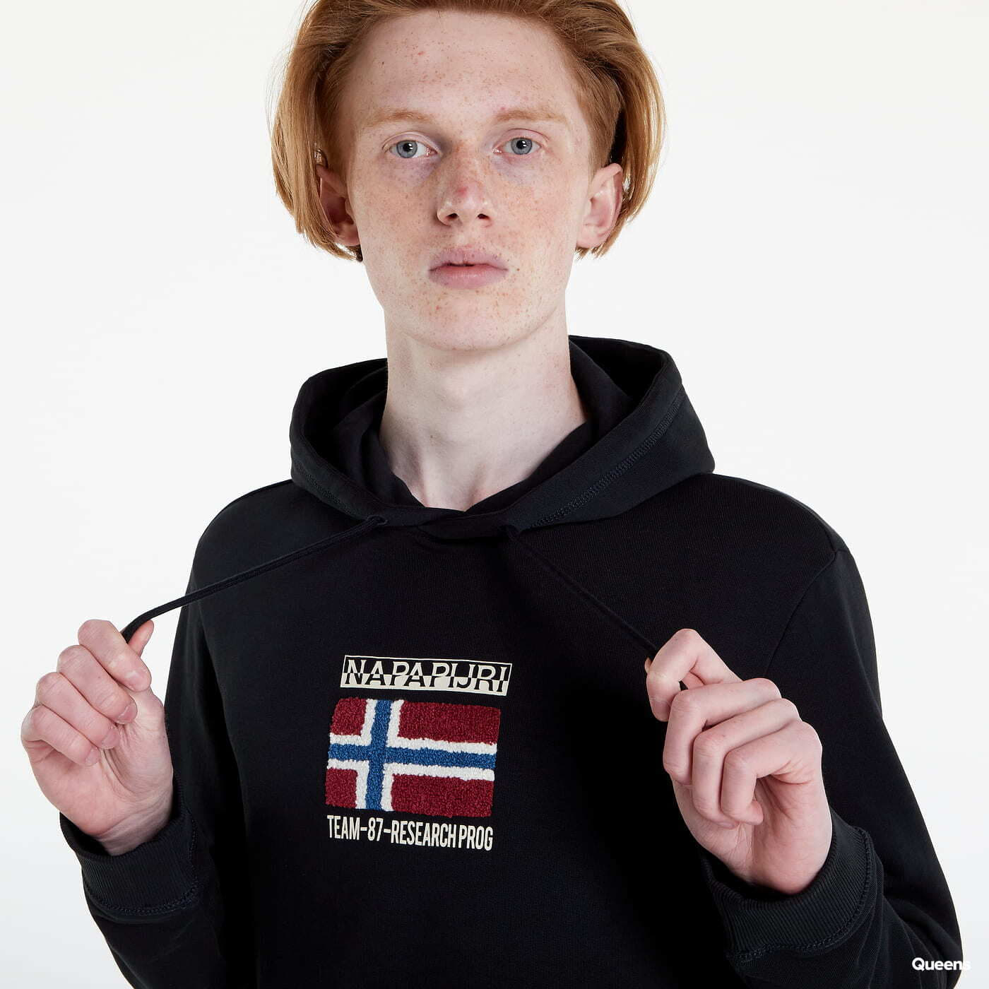 Sweaters NAPAPIJRI Flag Hoodie Black