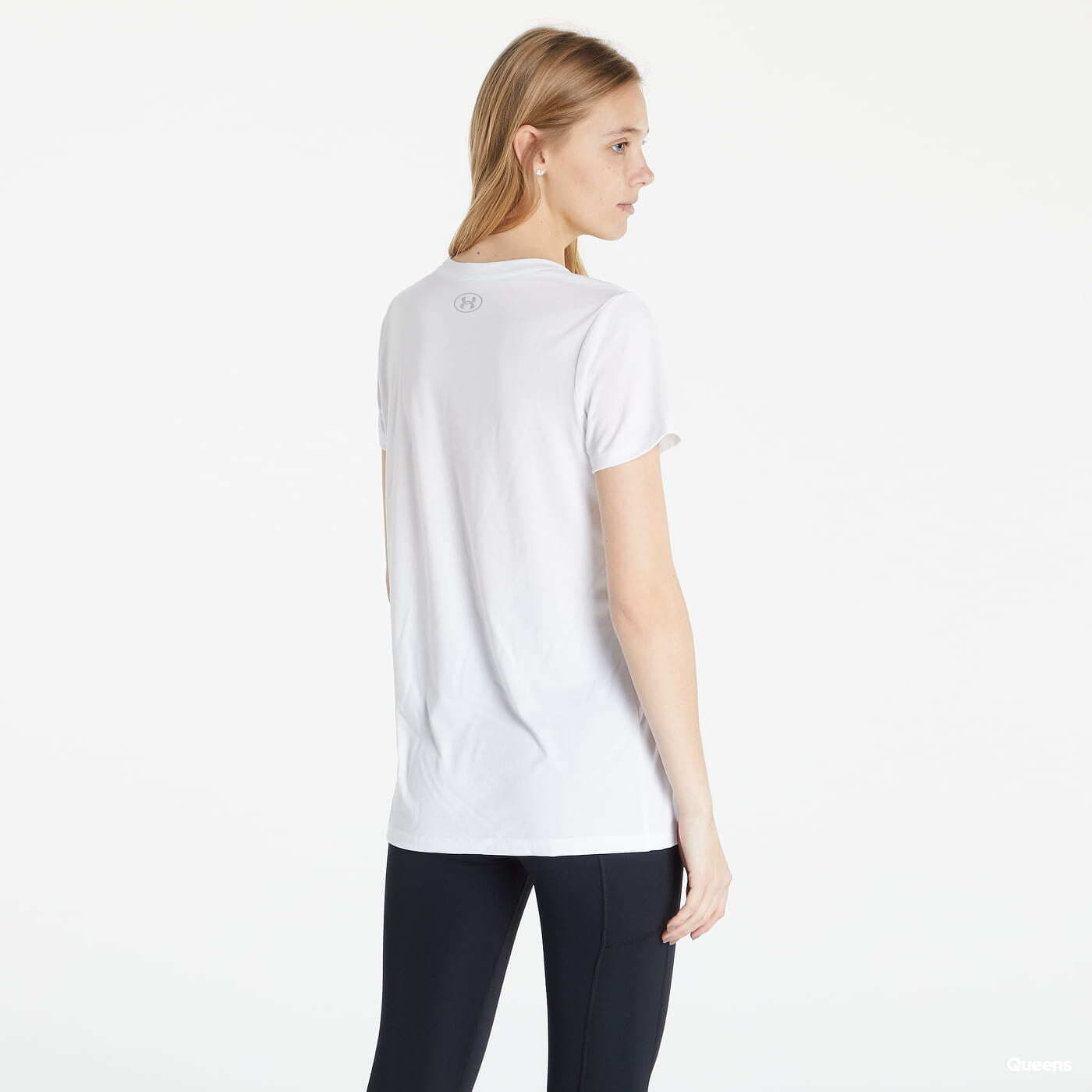 T-shirts Under Armour Tech Solid Logo Arch SSC White