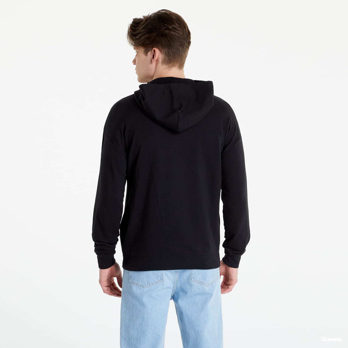 Mikiny Calvin Klein Reimagined Heritage Full Zip Hoodie Black