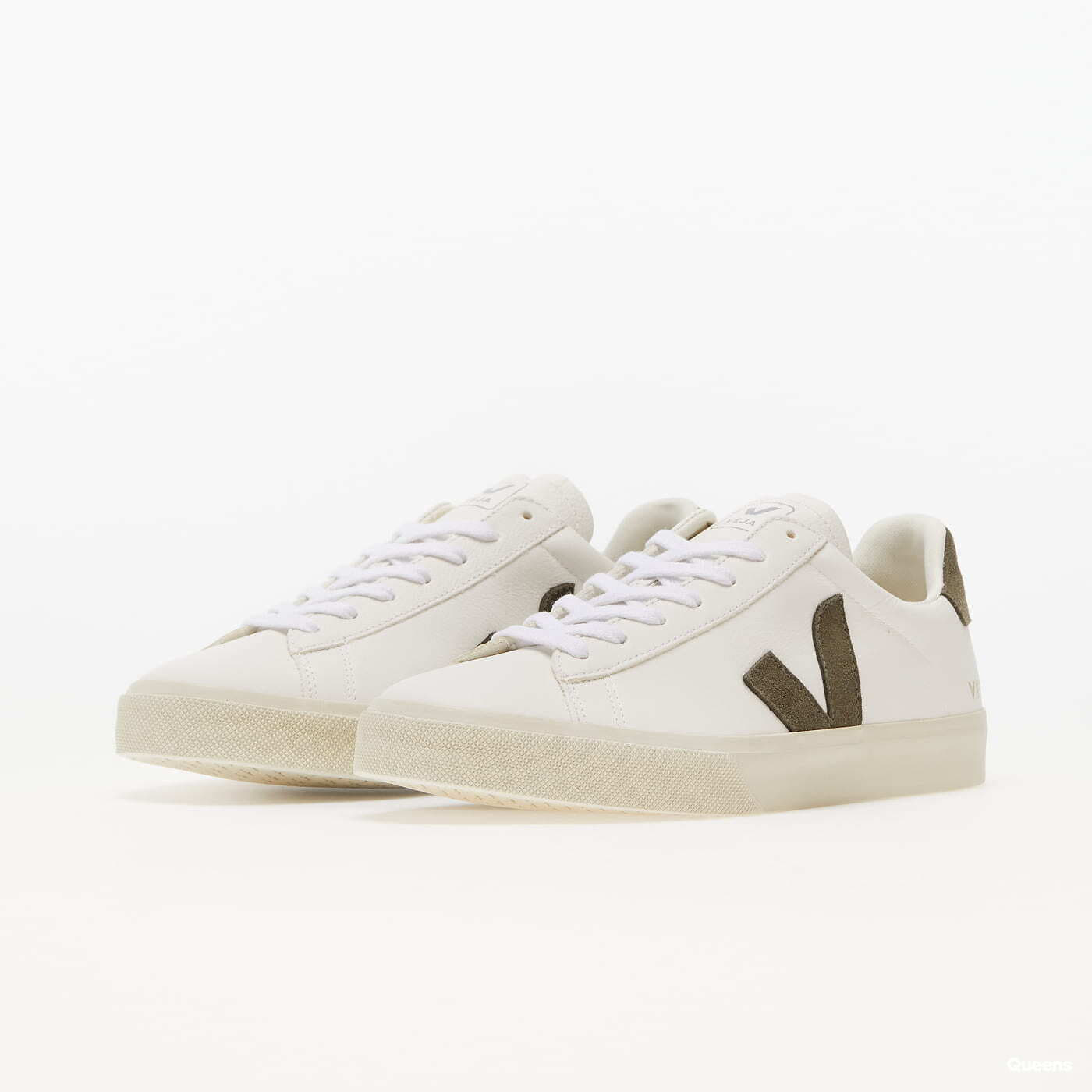 Herensneakers en -schoenen Veja Campo Chromefree White/ Kaki