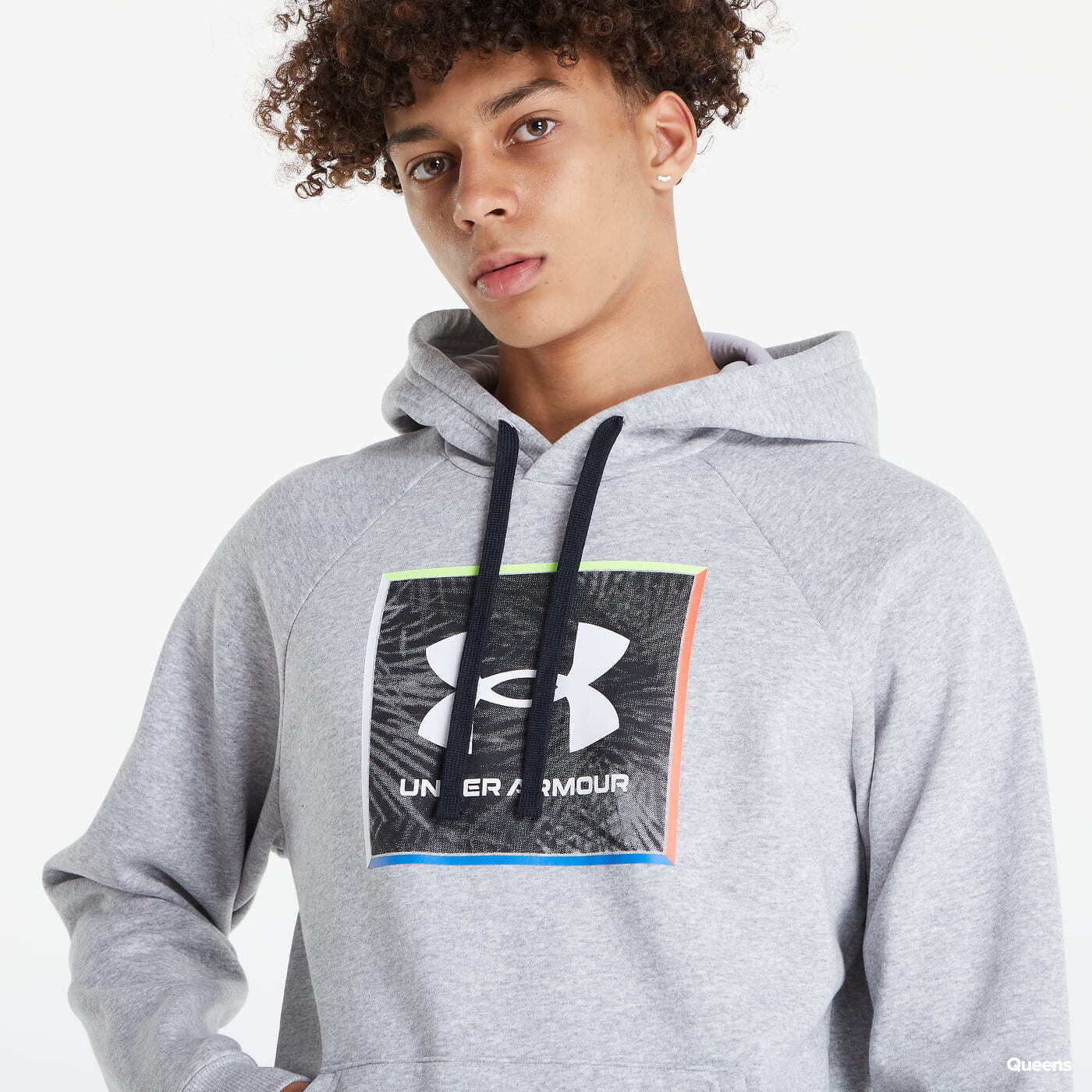 Hanorace Under Armour UA Rival Flc Graphic Hoodie Grey