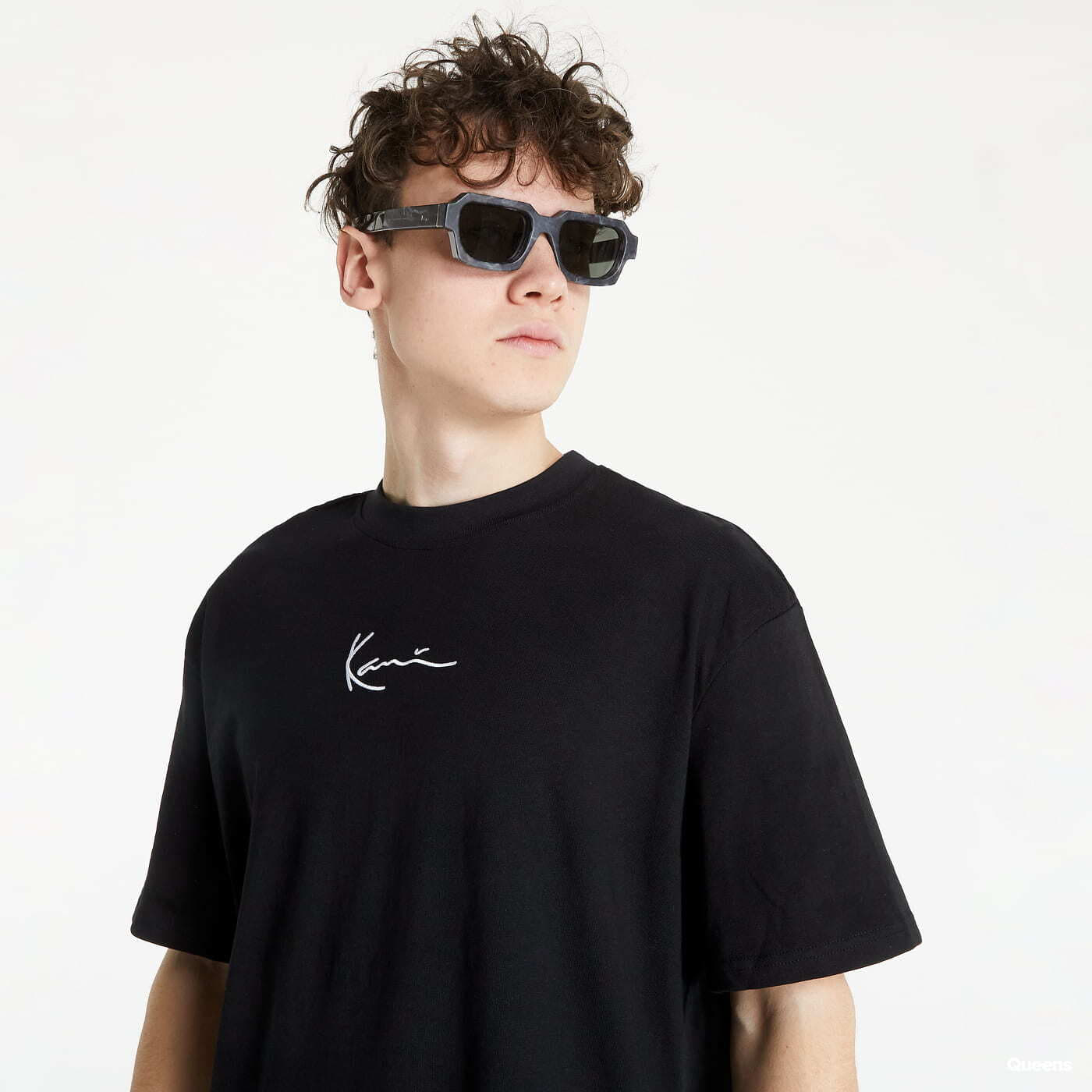 Trička Karl Kani Signature Tee Black