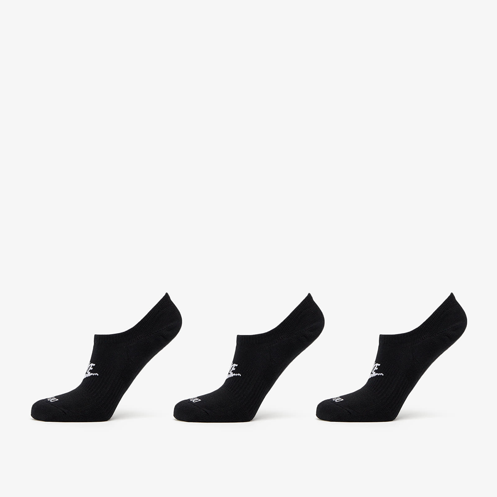 Ponožky Nike Everyday Plus Cushioned Footie Socks Black/ White
