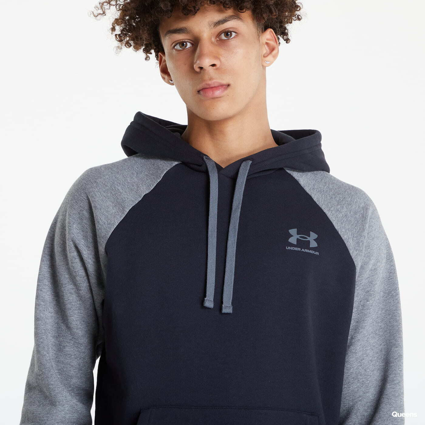 Mikiny Under Armour Rival Fleece Hoodie Black/ Grey