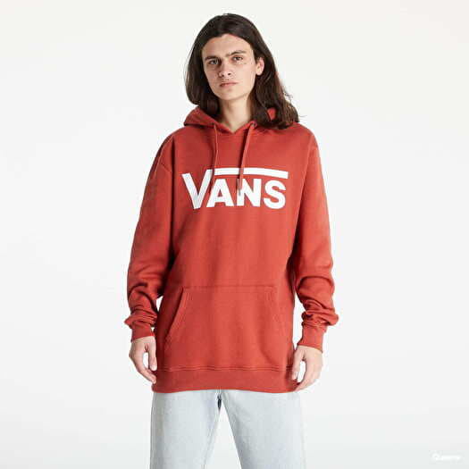 Vans red and white hoodie on sale