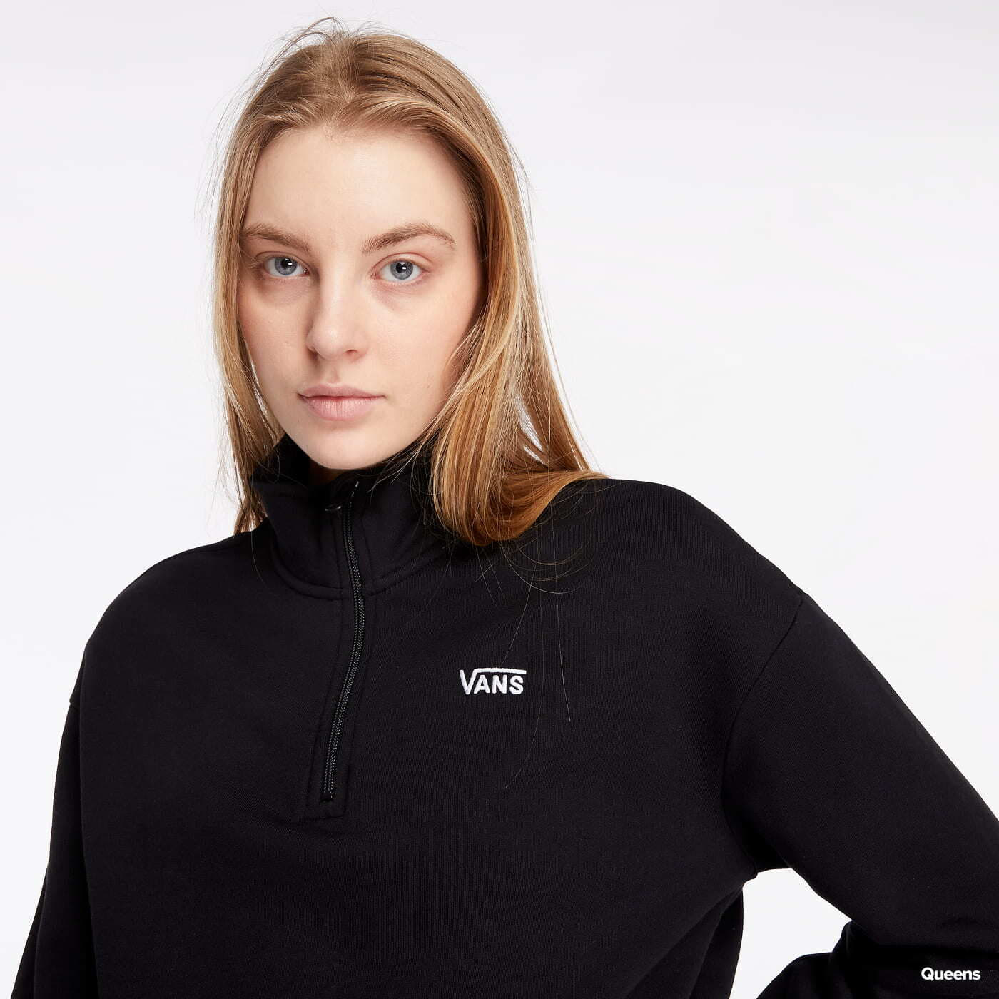 Sweatshirts et pulls Vans Left Chest Half Zip Fleece Black
