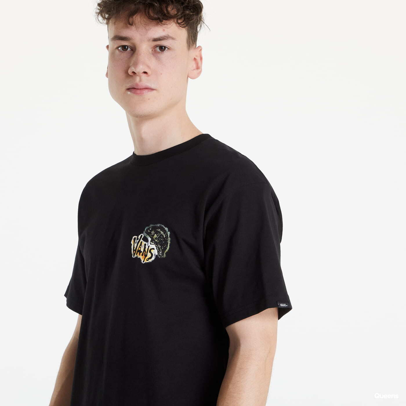 T-shirts Vans Bottom Feeder SS Tee černé