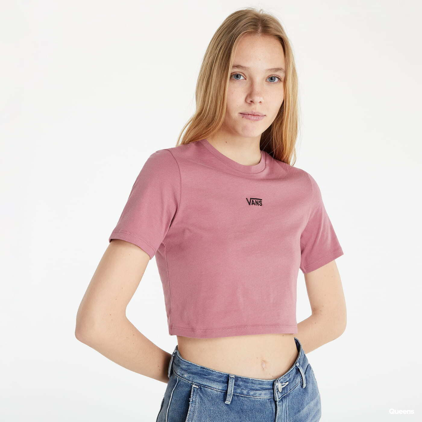 Pink vans 2025 crop top