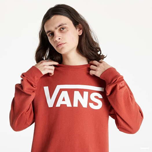 Red vans sweatshirt best sale