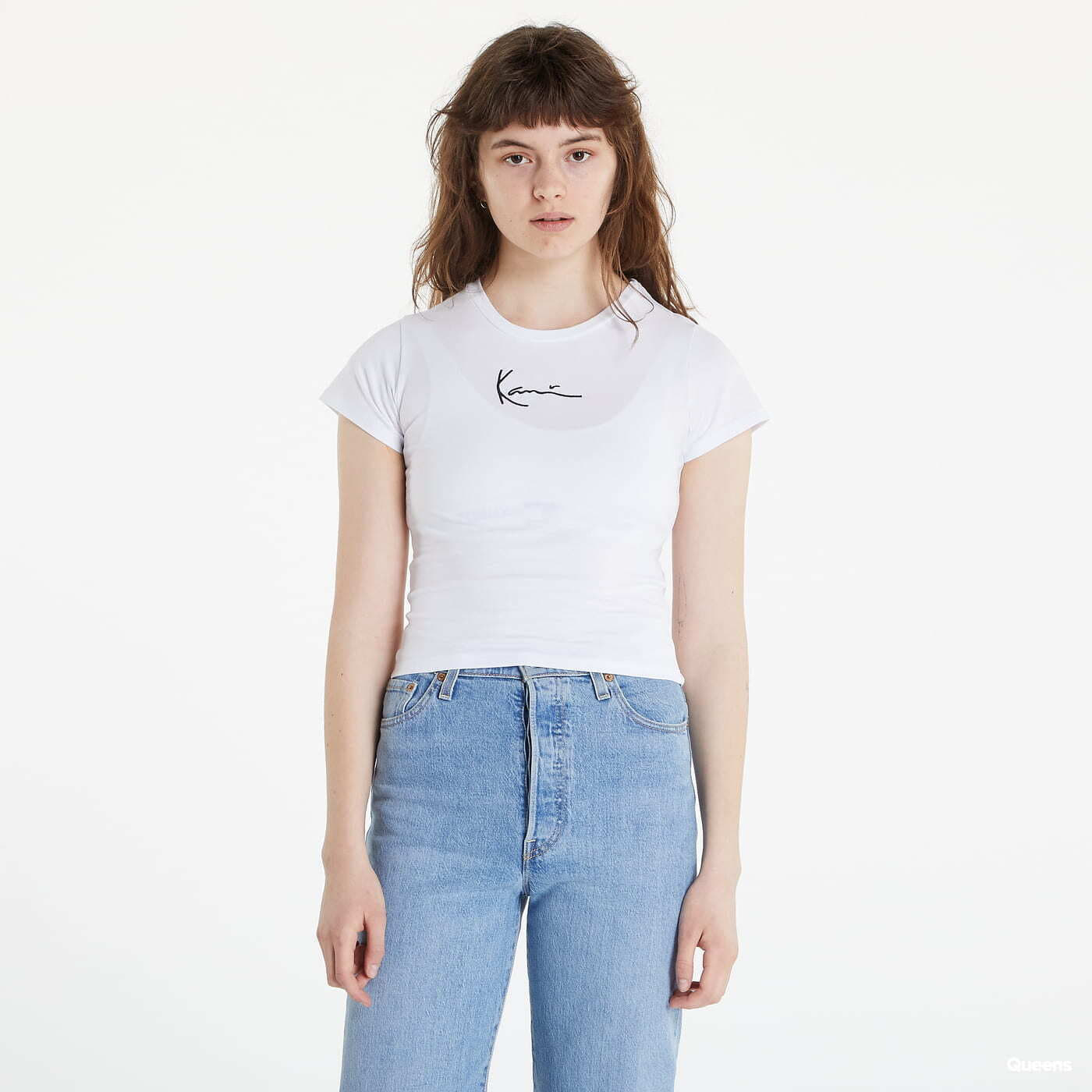 Tricou Karl Kani Small Signature Short Tee White XS