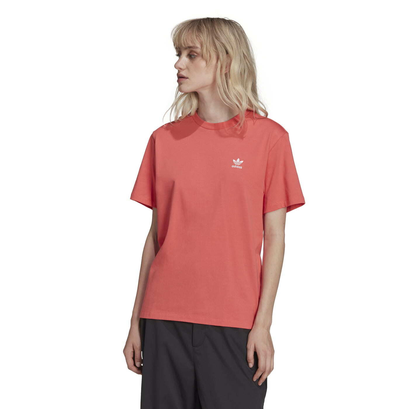 Tricouri adidas Originals Regular Tshirt Pink