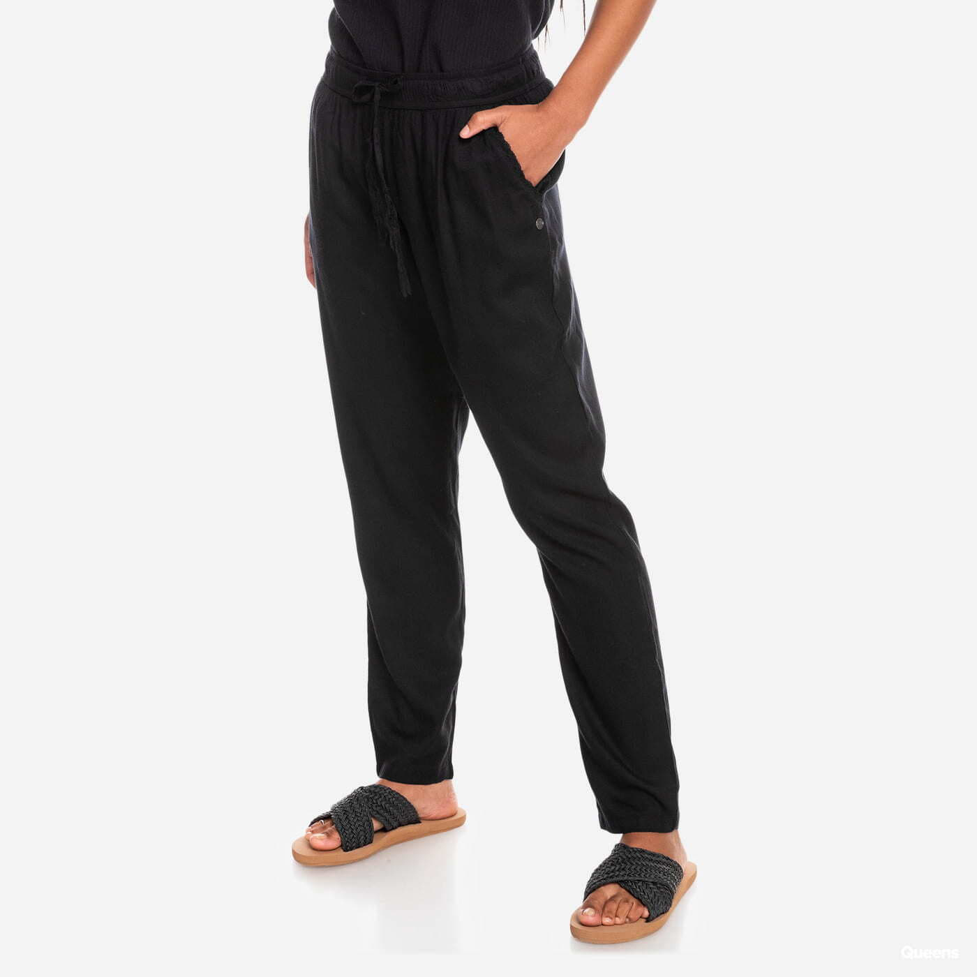 Pantaloni și blugi Roxy Bimini Trousers černé