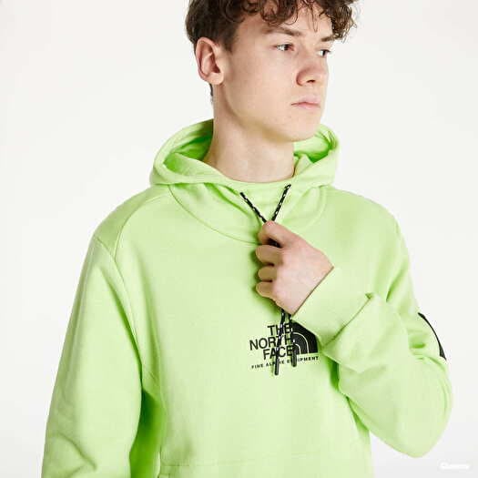 Neon green north face hotsell hoodie