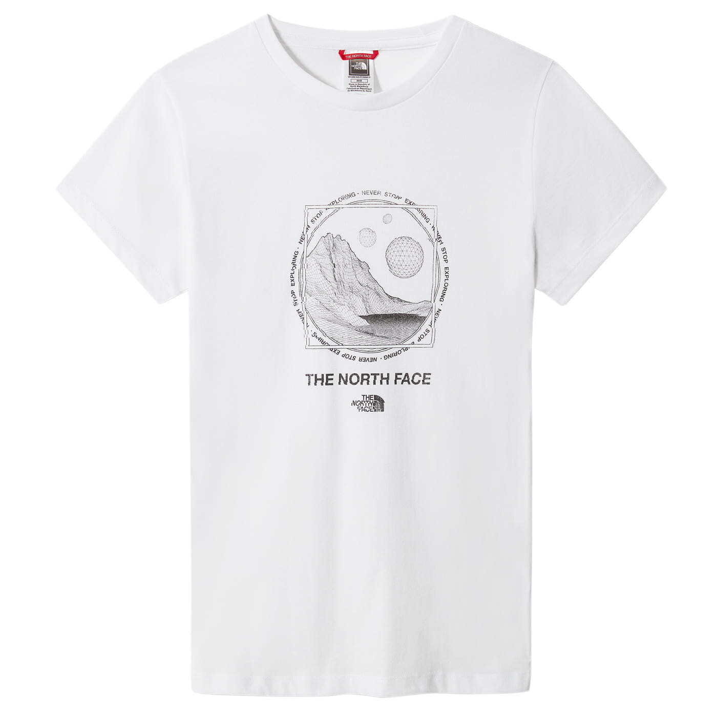 Tricouri The North Face W Black Box Graphic Tee White