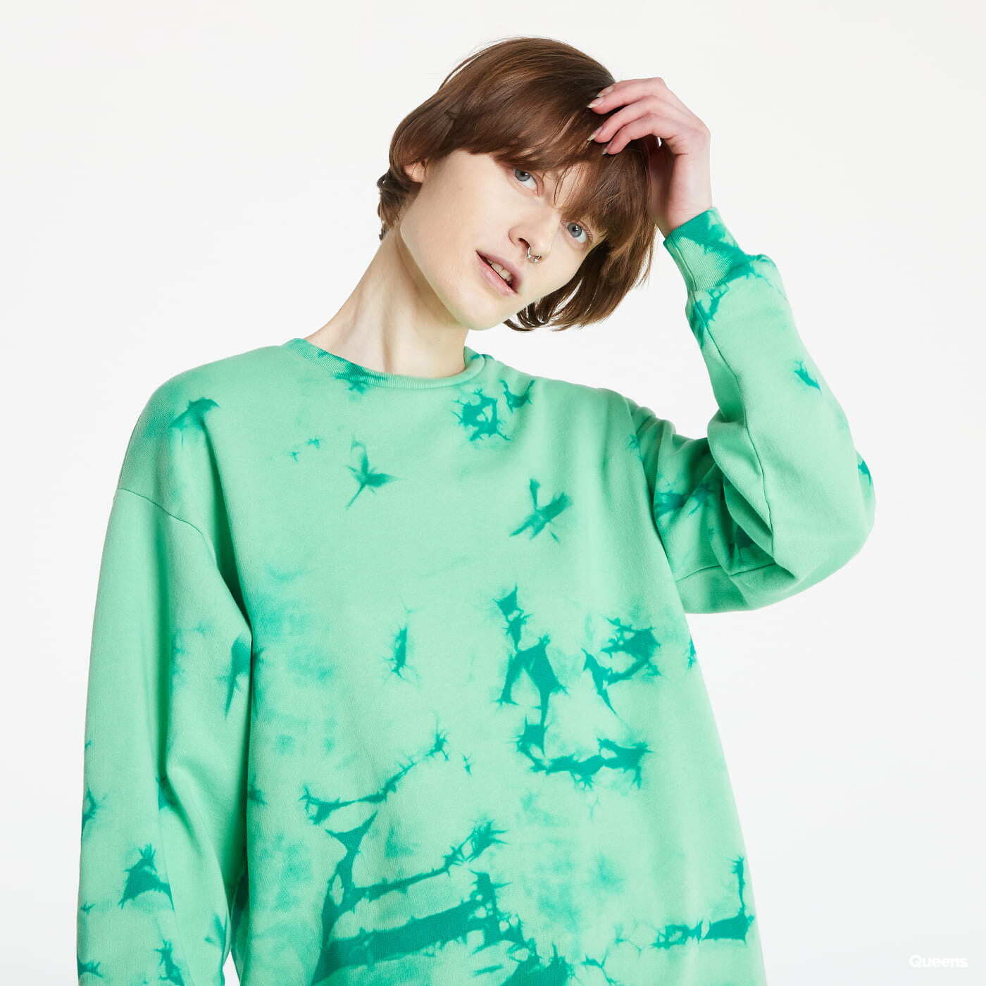 Hettegensere og sweatshirts JJXX Taylor LS Loose Sweat Green