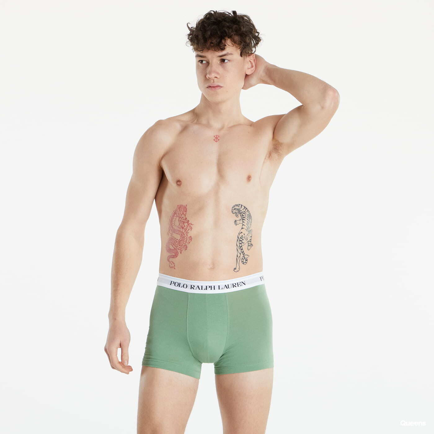 Boxershorts Polo Ralph Lauren Stretch Cotton Classic Trunks Red/ Purple/ Green