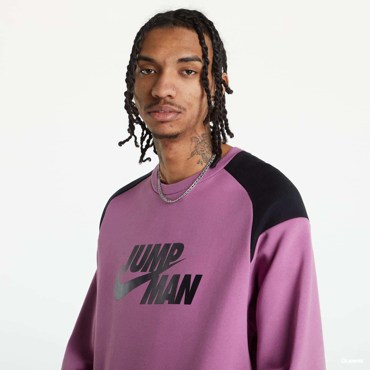 Sweatshirts Jordan Jumpman Fleece Crew Sweatshirt Purple