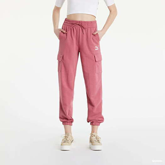 Women's PUMA DOWNTOWN Relaxed Fit Sweat Pants in Pink size XL, PUMA, Sector 17 E