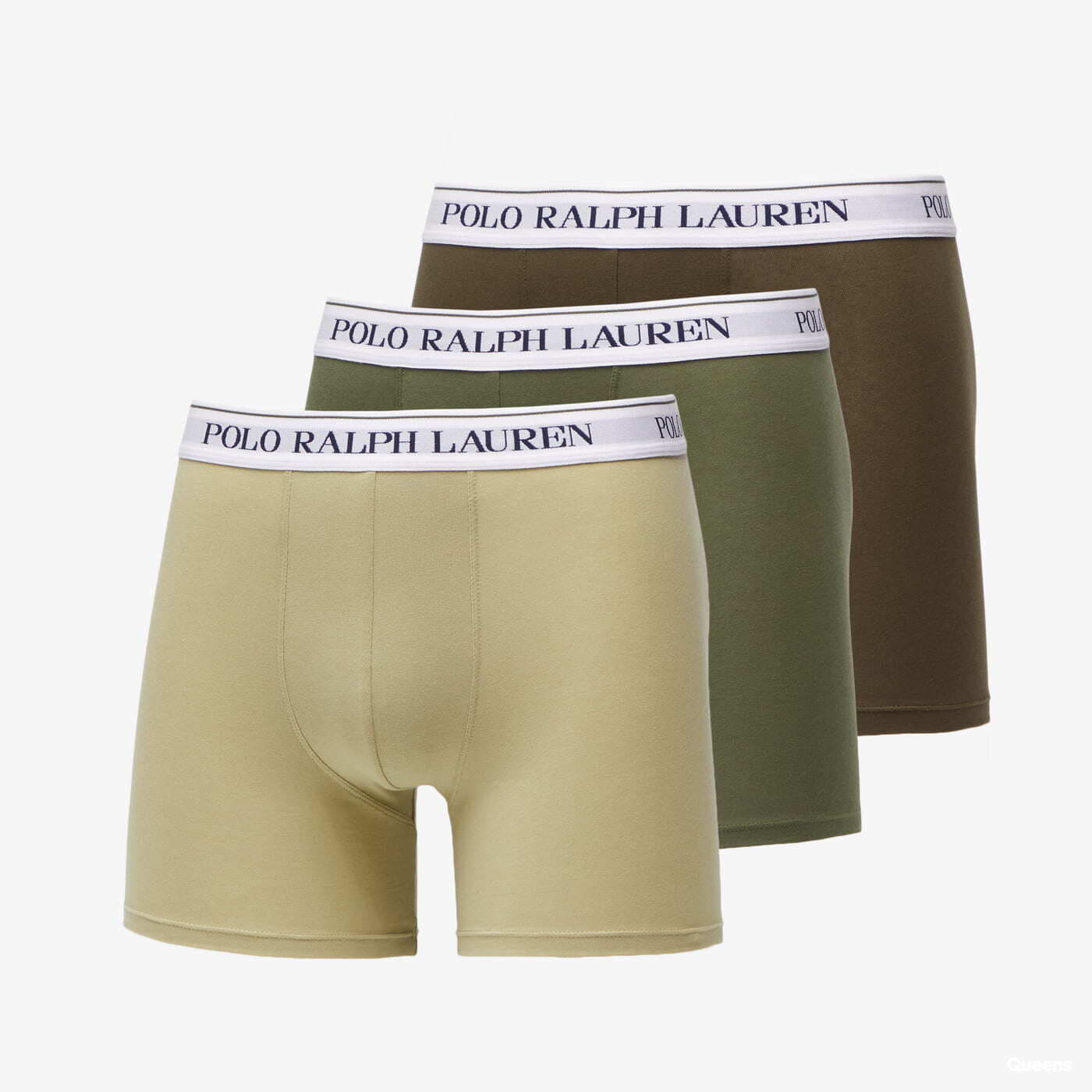 Boxerky Polo Ralph Lauren Stretch Cotton Boxer Briefs Green S