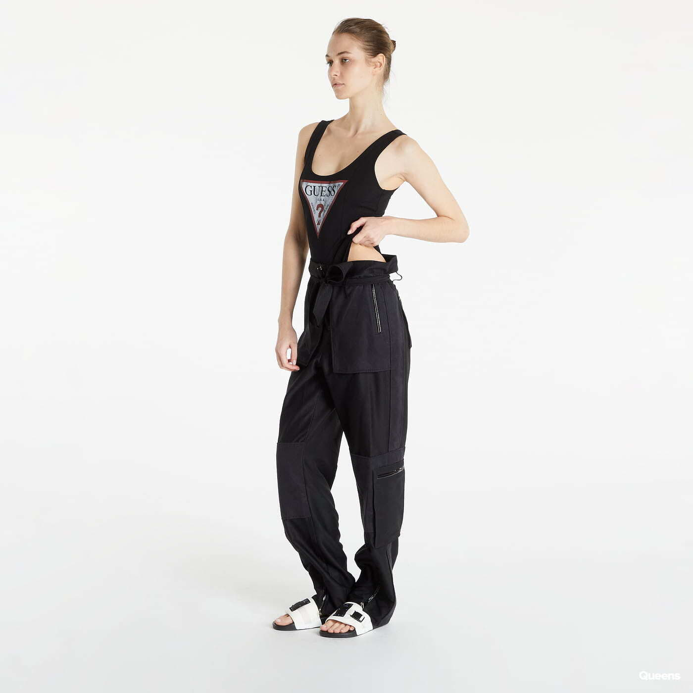 Body GUESS Body with front logo Black