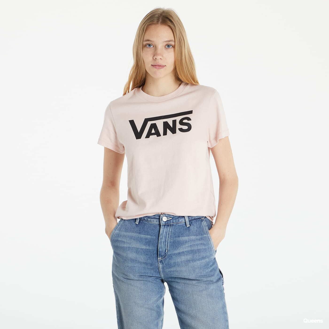 Trička Vans Flying V Crew Tee Pink