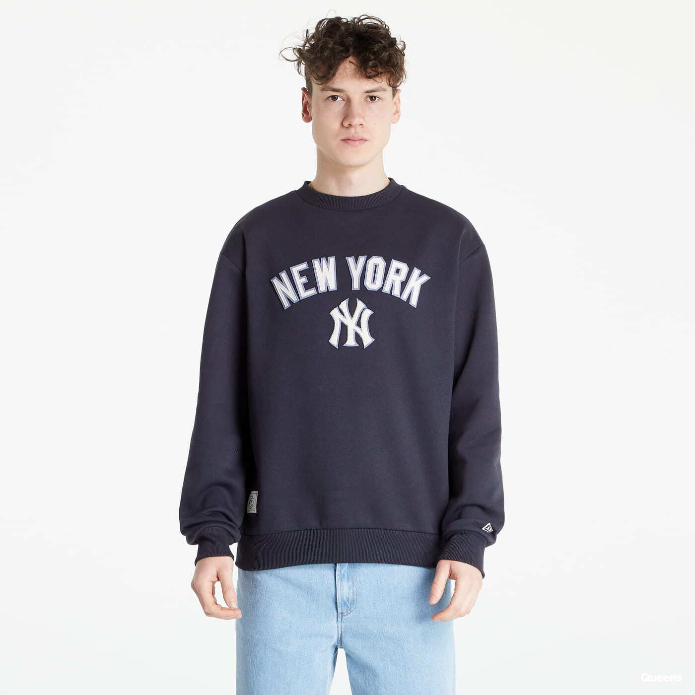 New York YANKEES MLB Crew New Era navy sweatshirt