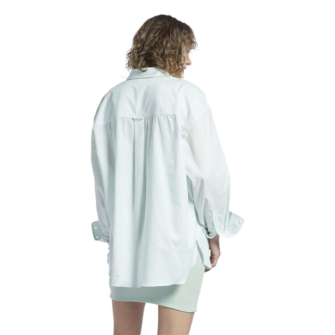 Skjorter Reebok CL Woomens Tailoring Shirt Tyrkysová