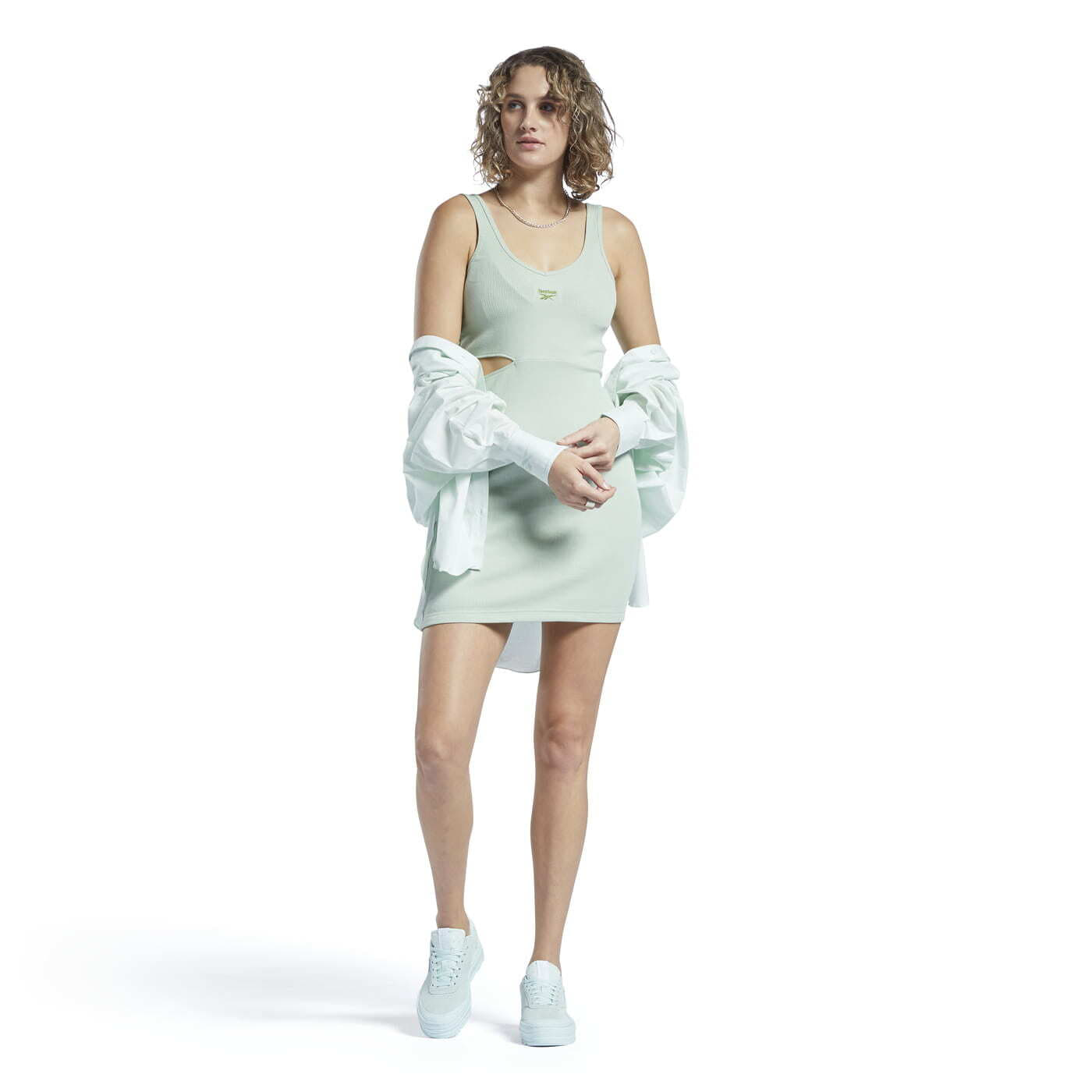 Skjorter Reebok CL Woomens Tailoring Shirt Tyrkysová