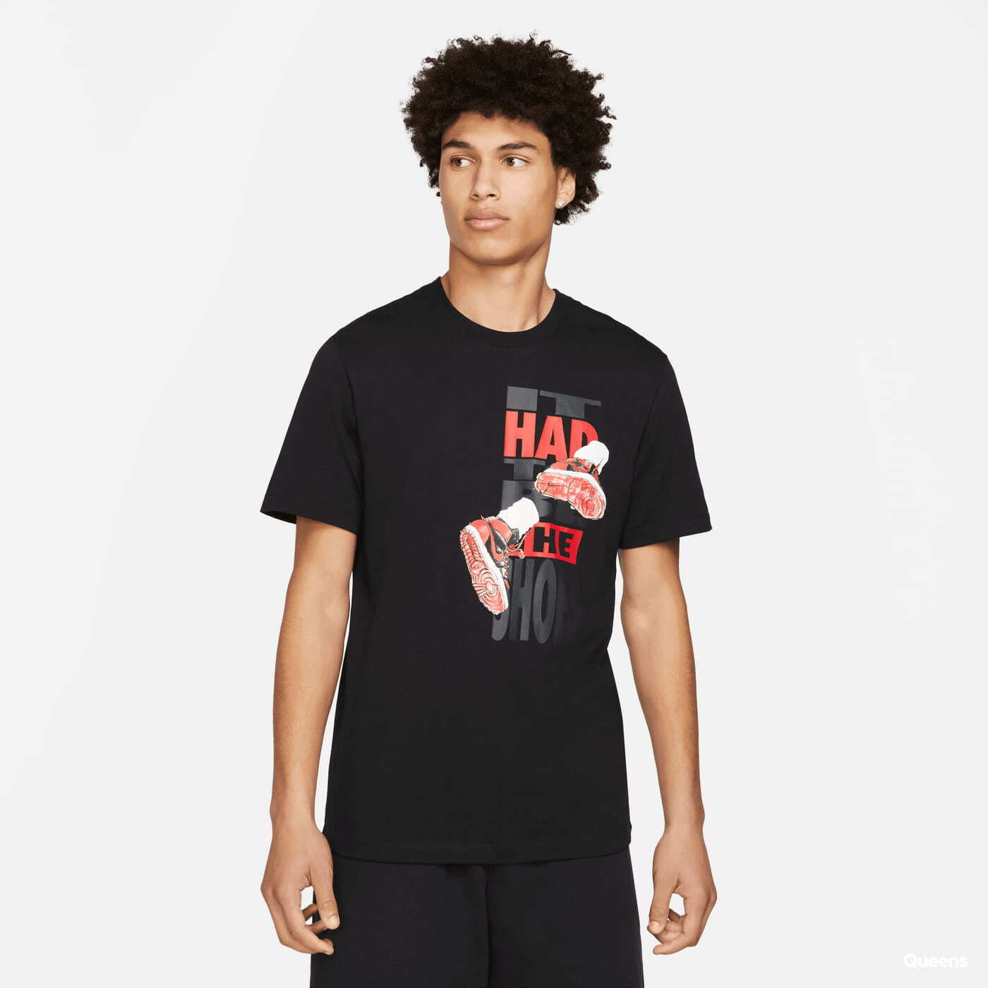 Black jordan t shirt online