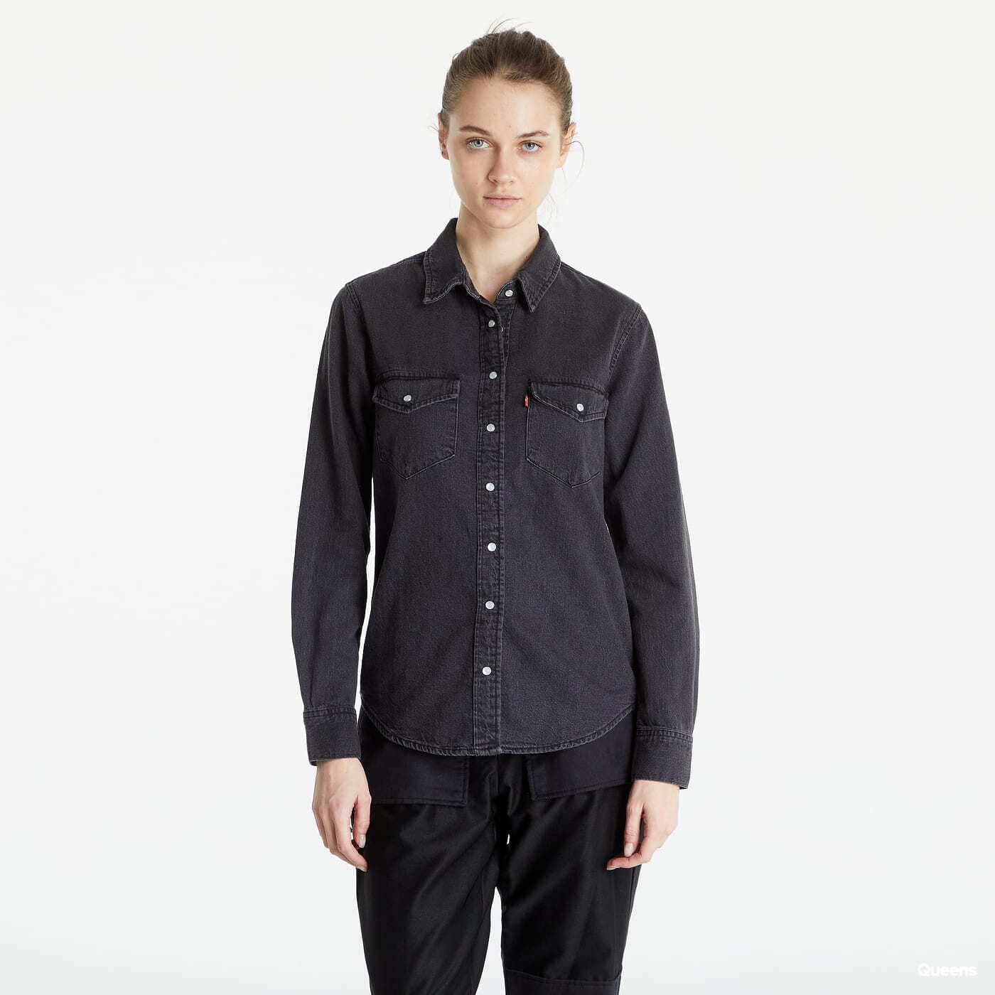 Hemden Levi's ® Essential Western Shirt Black