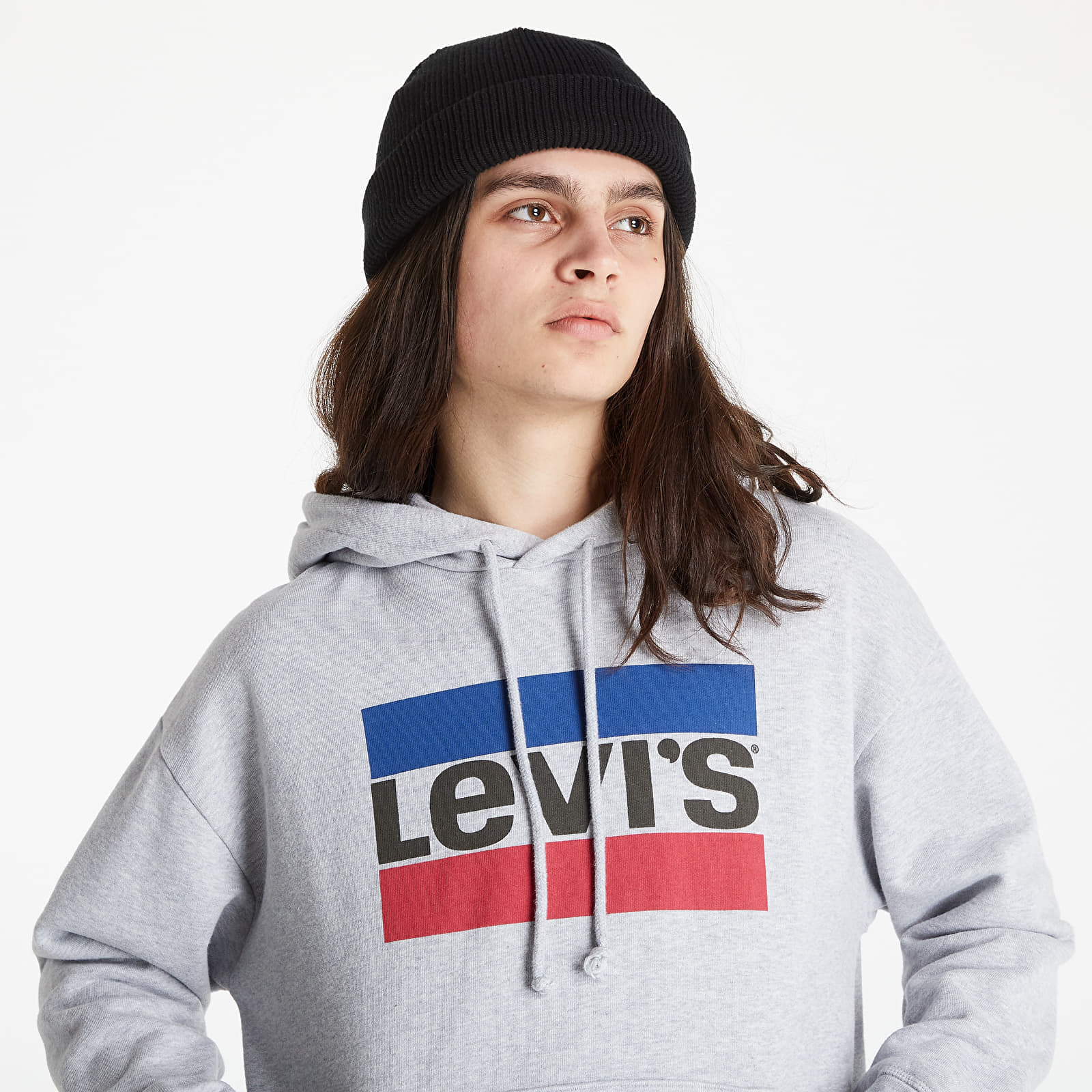 Sweatshirts and Sweaters Levi s Graphic Standard Hoodie Gray Queens