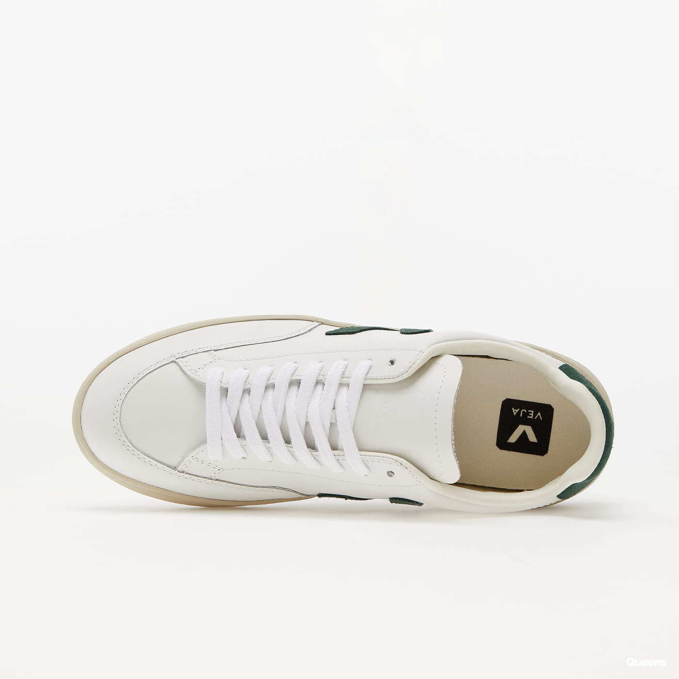 Men's sneakers and shoes Veja V-12 Leather Extra White/ Cyprus