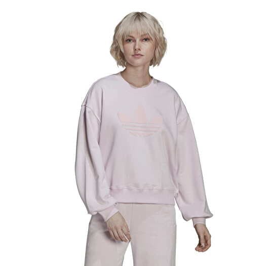 Hoodies and sweatshirts adidas Originals Crewneck Pink Queens
