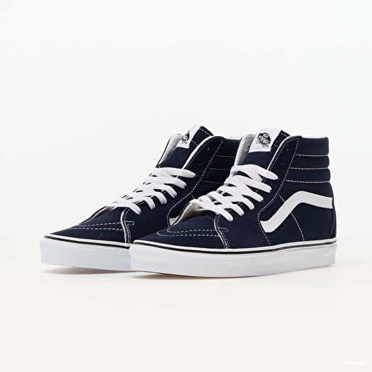 Vans high top navy blue discount